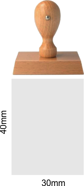 Klassik Holzstempel